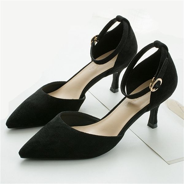 summer 2020 for women buckle female girdle comfortable high retro heels pointed to shoes party ladies sandals c0003 50gl, Black
summer 2020 for women buckle female girdle comfortable high retro heels pointed to shoes party ladies sandals c0003 50gl, Black