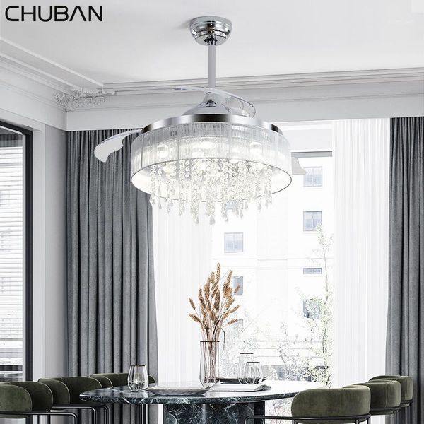 42 inch silver crystal led invisible fan light with remote control adjustable lighting wind speed fan lamp cieling classic1
42 inch silver crystal led invisible fan light with remote control adjustable lighting wind speed fan lamp cieling classic1