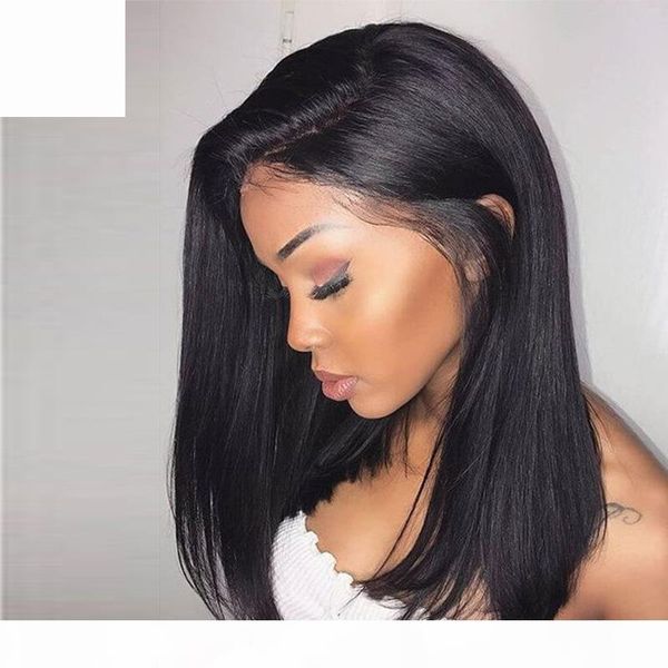 long bob human hair lace front wigs baby hair side part virgin peruvian glueless preplucked full lace short bob wig for black woman, Black;brown
long bob human hair lace front wigs baby hair side part virgin peruvian glueless preplucked full lace short bob wig for black woman, Black;brown
