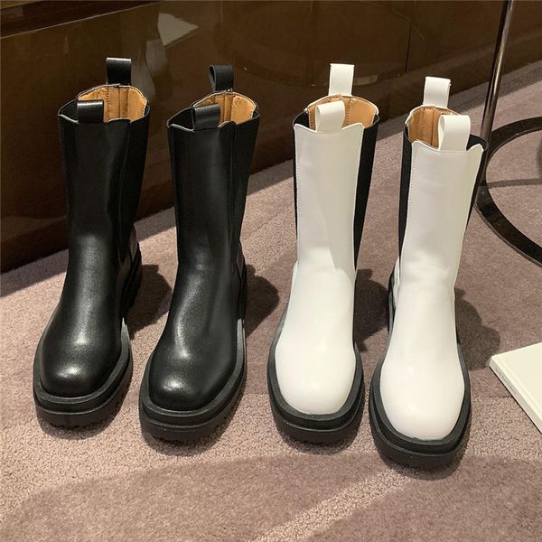 2021 women high heels wedges new white ankle thick boots winter goth shoes coz9, Black
2021 women high heels wedges new white ankle thick boots winter goth shoes coz9, Black