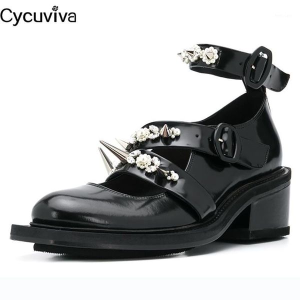 desginer studded pumps women square heel leather mules pearl decor ladies mary janes shoes 2020 runway t-show shoes women1, Black
desginer studded pumps women square heel leather mules pearl decor ladies mary janes shoes 2020 runway t-show shoes women1, Black