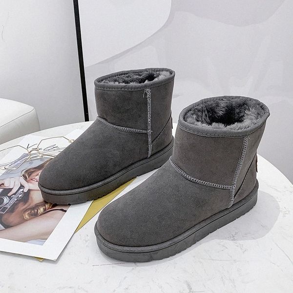snow booties women thicken warm elk women couple ankle boot plush boots fur lined home indoor short shoes zapatos de mujer #ak15, Black
snow booties women thicken warm elk women couple ankle boot plush boots fur lined home indoor short shoes zapatos de mujer #ak15, Black