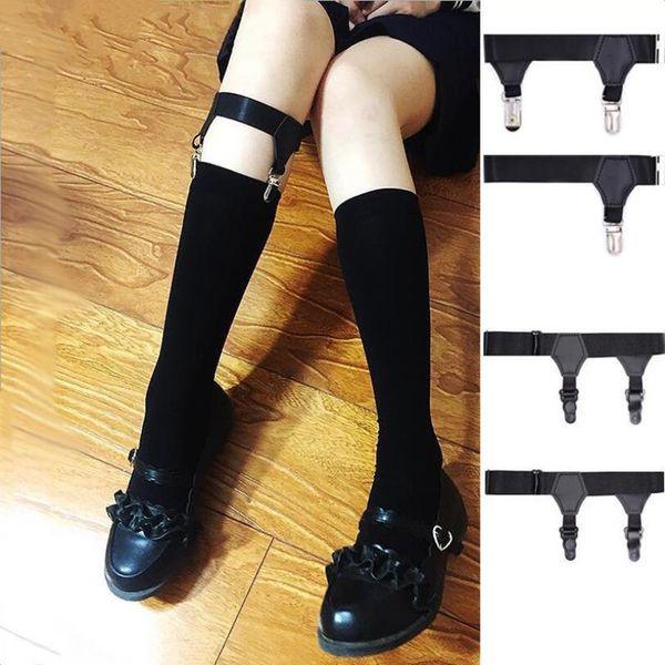 new women elasticity metal harness heart leg chain belts cosplay spike elastic thigh ring garter, Black;white
new women elasticity metal harness heart leg chain belts cosplay spike elastic thigh ring garter, Black;white