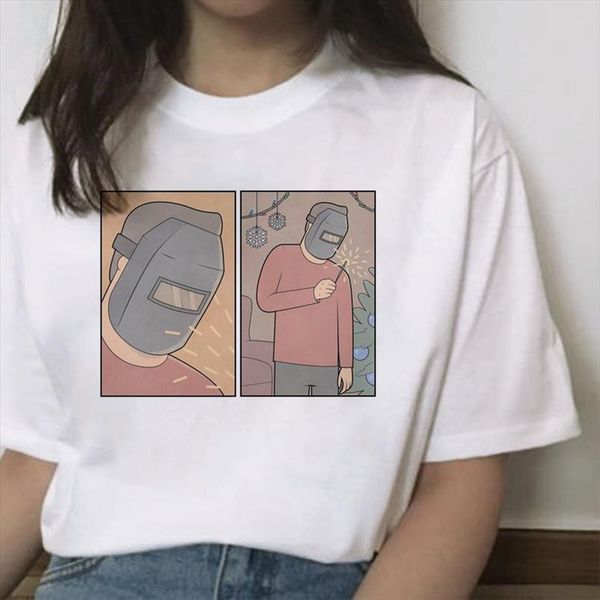2020 spoof comics printed women t shirt funny russian anime t shirt streetwear casual loose angel female tee harajuku mujer, White
2020 spoof comics printed women t shirt funny russian anime t shirt streetwear casual loose angel female tee harajuku mujer, White