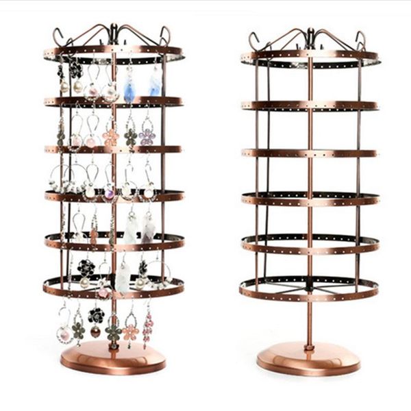 hooks & rails 6 layers 288 holes metal jewelry display shelf 360 degree rotatting earring storage rack older worlde type organizer
hooks & rails 6 layers 288 holes metal jewelry display shelf 360 degree rotatting earring storage rack older worlde type organizer