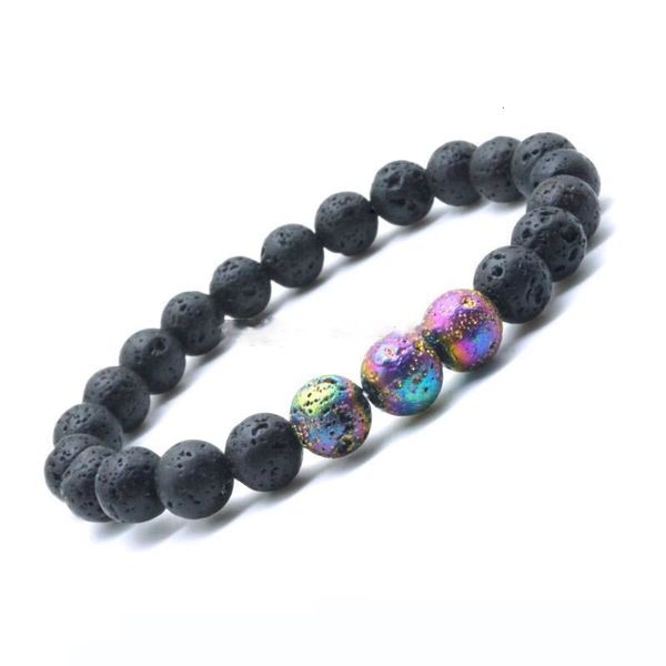 healing chakra 8mm beads colourful bracelets lava rock energy stone meditation mala bracelet essential oil diffuser jewe, Black
healing chakra 8mm beads colourful bracelets lava rock energy stone meditation mala bracelet essential oil diffuser jewe, Black
