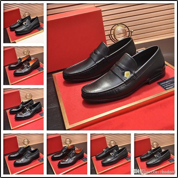 61 2021 leather formal wedding shoes men slip on office shoes for men leather casual mens footwear classic men's dress shoes 33, Black 
61 2021 leather formal wedding shoes men slip on office shoes for men leather casual mens footwear classic men's dress shoes 33, Black