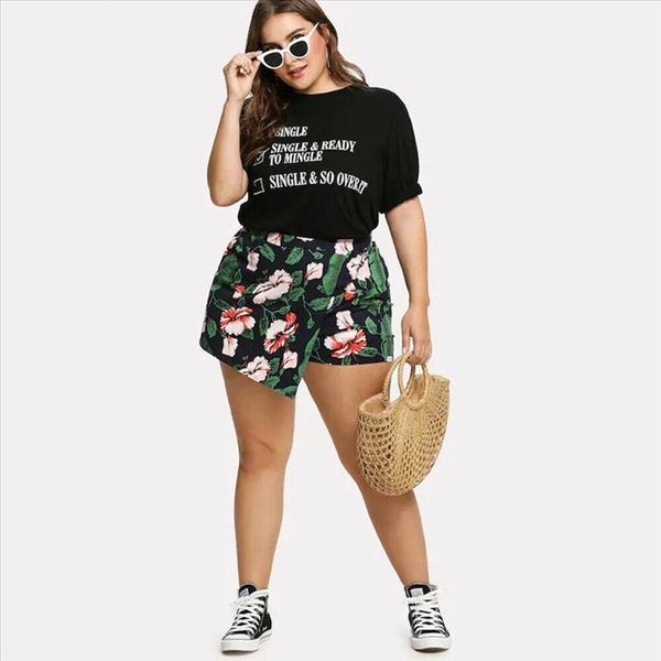 women high waist shorts pockets women summer shorts floral print boho women pants beach casual short pants feminino bd, White;black
women high waist shorts pockets women summer shorts floral print boho women pants beach casual short pants feminino bd, White;black