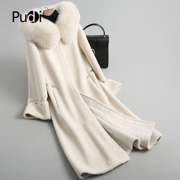 pudi a18113 women's winter warm wool fur coat over size parka with real fox fur collar lady female coats jacket over size parkasx1019, Black
pudi a18113 women's winter warm wool fur coat over size parka with real fox fur collar lady female coats jacket over size parkasx1019, Black