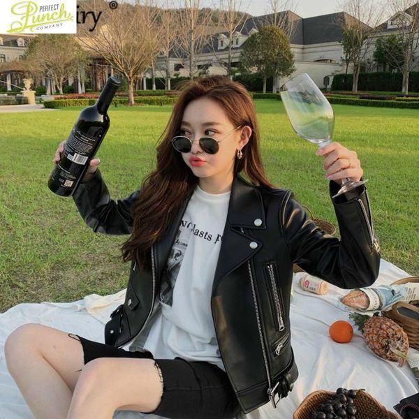women white vintage reall biker ladies leather jacket sheepskin coat spring autumn cuero genuino c20d02169 pph4821, Black
women white vintage reall biker ladies leather jacket sheepskin coat spring autumn cuero genuino c20d02169 pph4821, Black