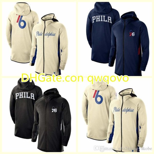 men philadelphia 76ers outdoor sports clothing nba hoodie basketball team zipper salute casual warm-up jumper, Blue;black
men philadelphia 76ers outdoor sports clothing nba hoodie basketball team zipper salute casual warm-up jumper, Blue;black
