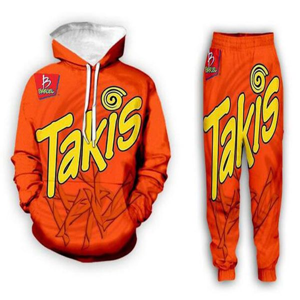 new men/womens takis funny 3d print fashion tracksuits hip hop pants + hoodies mh03, Gray
new men/womens takis funny 3d print fashion tracksuits hip hop pants + hoodies mh03, Gray
