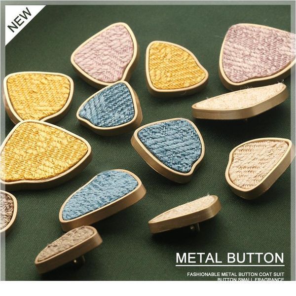 triangle cloth metal gold decorative craft sewing buttons for clothing women coat dress suit needlework diy des bbyuce, Blike;white
triangle cloth metal gold decorative craft sewing buttons for clothing women coat dress suit needlework diy des bbyuce, Blike;white