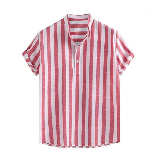 summer man shirt striped cotton linen stand collar loose short sleeve casual buttons shirt hawaiian men clothes #yl101, White;black
summer man shirt striped cotton linen stand collar loose short sleeve casual buttons shirt hawaiian men clothes #yl101, White;black