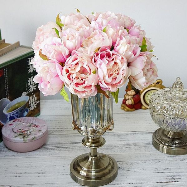 decorative flowers & wreaths artificial peony 6 heads flower home wedding pography background
decorative flowers & wreaths artificial peony 6 heads flower home wedding pography background
