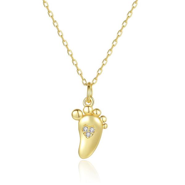 925 sterling silver white heart zircon foot necklace gold color link chain fashion jewelry women girl gift korea
925 sterling silver white heart zircon foot necklace gold color link chain fashion jewelry women girl gift korea