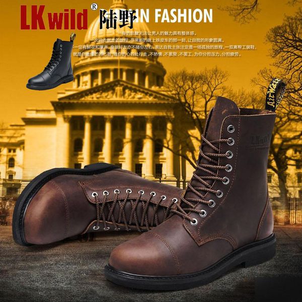 lu ye leather autumn winter martin british military medium sleeve work boots fashion men's shoes lk089 c1212, Black;white
lu ye leather autumn winter martin british military medium sleeve work boots fashion men's shoes lk089 c1212, Black;white