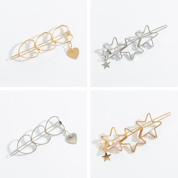hair clips & barrettes metal love heart hollow star hairpin pin women accessories hearwear wholesale, Golden;silver
hair clips & barrettes metal love heart hollow star hairpin pin women accessories hearwear wholesale, Golden;silver