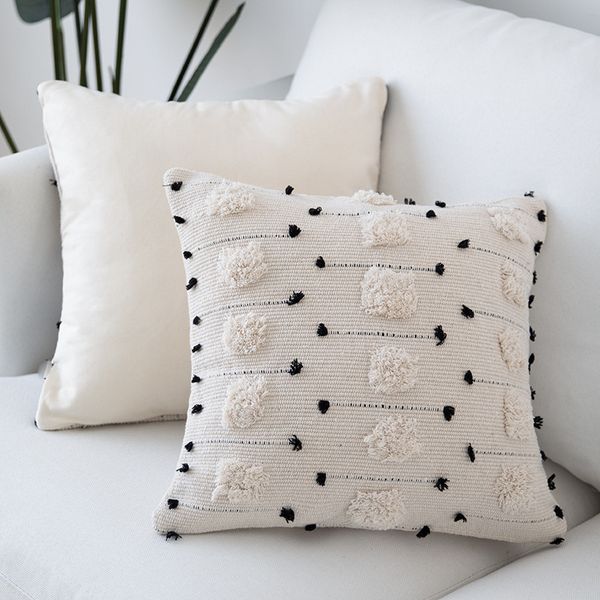 single side cotton thread cut four corner tassel pillow cover home sofa waist support office waist pillow cushion pillow case
single side cotton thread cut four corner tassel pillow cover home sofa waist support office waist pillow cushion pillow case