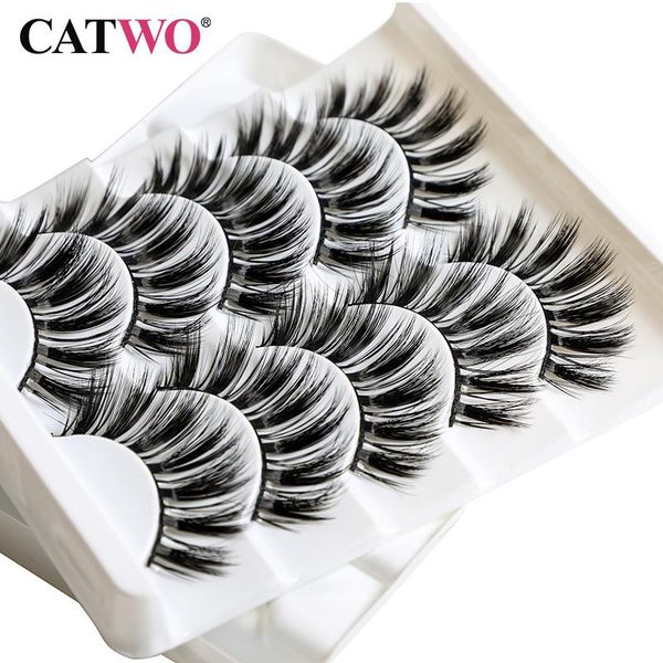 catwo 5pairs 20-25mm 3d faux mink hair false eyelashes natural/thick long eye lashes wispy makeup beauty extension tools
catwo 5pairs 20-25mm 3d faux mink hair false eyelashes natural/thick long eye lashes wispy makeup beauty extension tools