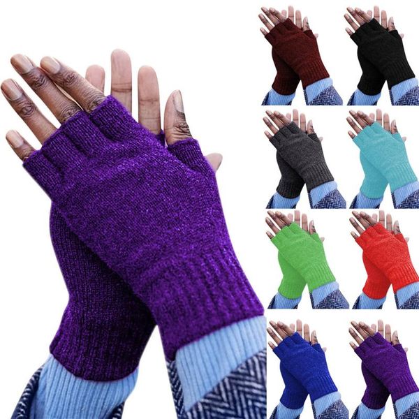 five fingers gloves women' winter trend fashion warmth retro outdoor statement plain half-finger knitted solid color casual, Blue;gray
five fingers gloves women' winter trend fashion warmth retro outdoor statement plain half-finger knitted solid color casual, Blue;gray