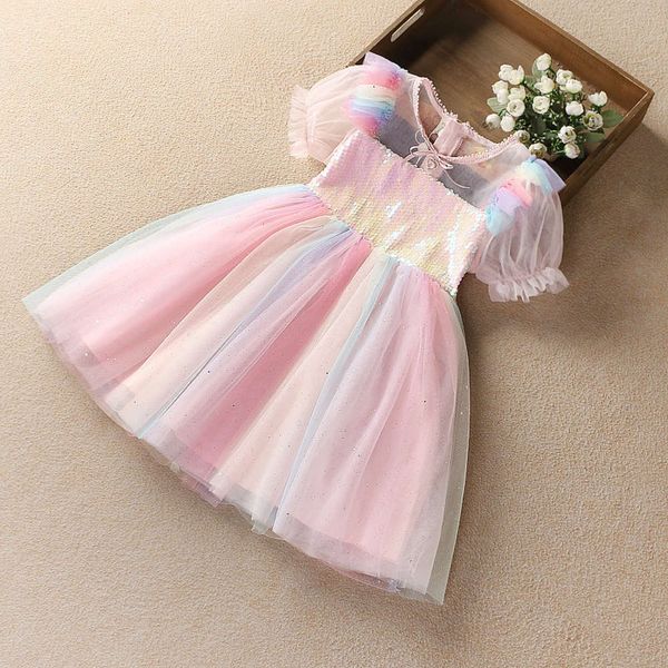 new korean summer 2021 children's princs spring and rainbow mh short sve girl's drs, Blue
new korean summer 2021 children's princs spring and rainbow mh short sve girl's drs, Blue