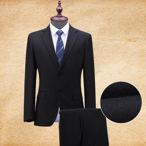 store the new version of its 2020 men han edition men's black business suit overalls uniform suit, White;black
store the new version of its 2020 men han edition men's black business suit overalls uniform suit, White;black