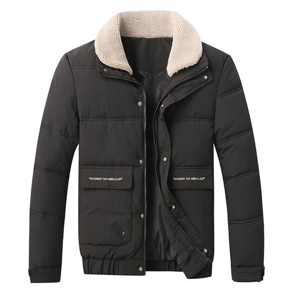 men's winter jacket men 2020 cotton padded jacket casual waterproor coat windbreaker hooded warm parka puffer jackets for men, Black
men's winter jacket men 2020 cotton padded jacket casual waterproor coat windbreaker hooded warm parka puffer jackets for men, Black