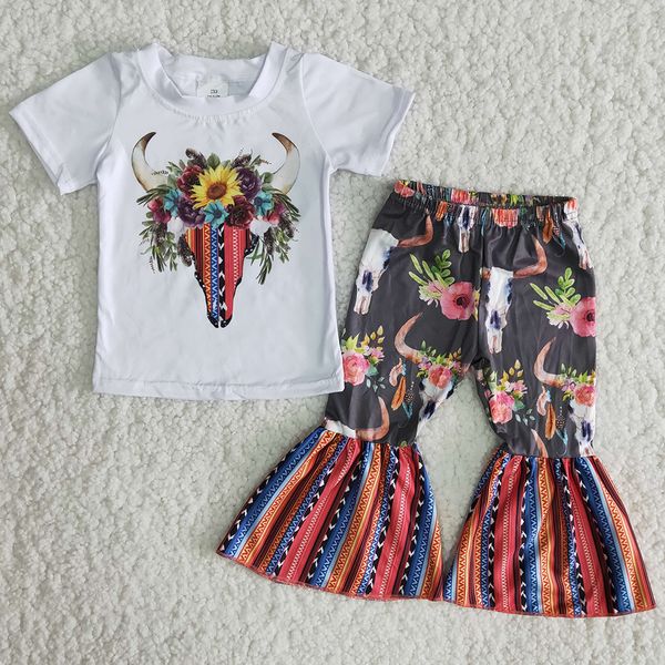 fashion baby girls designer clothes wholesale children clothing short sleeve bell bottom pants girls set cow print clothes toddler outfits, White
fashion baby girls designer clothes wholesale children clothing short sleeve bell bottom pants girls set cow print clothes toddler outfits, White