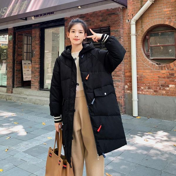 horn button big pocket long jacket oversize female winter new cotton-padded women clothes loose winter jacket coat 20201, Black
horn button big pocket long jacket oversize female winter new cotton-padded women clothes loose winter jacket coat 20201, Black