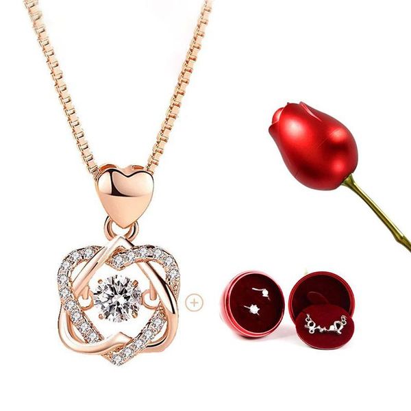 heart necklace set with rose jewelry box beauty christmas mother valentines day confession love propose wedding birthday gift
heart necklace set with rose jewelry box beauty christmas mother valentines day confession love propose wedding birthday gift