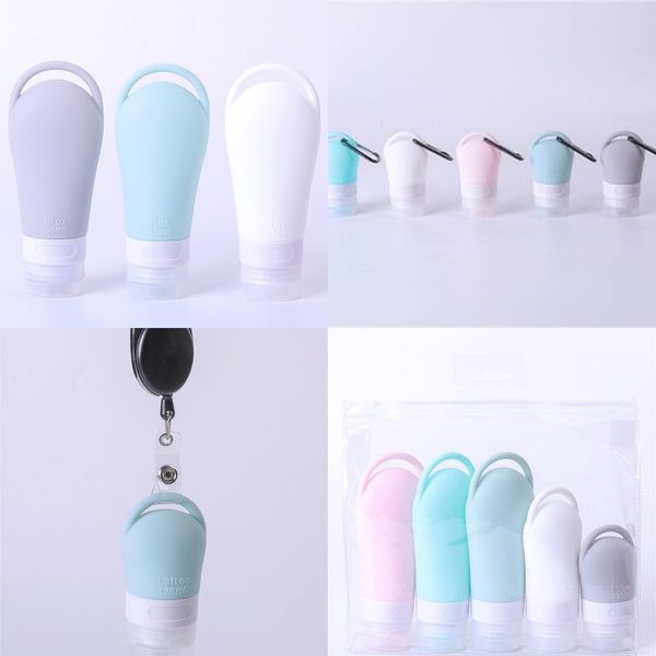 38/60/90ml silicone filling bottles sample refillable bottle empty mini portable travel shampoo soap storage container bottles 186 j2
38/60/90ml silicone filling bottles sample refillable bottle empty mini portable travel shampoo soap storage container bottles 186 j2