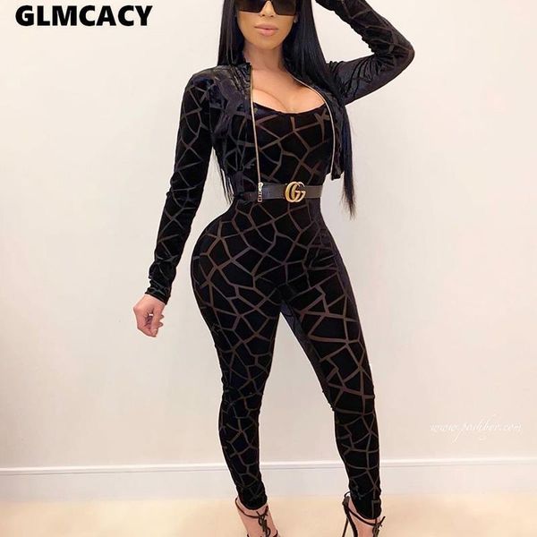 women chic suits two piece streetwear short zip up jacket and skinny jumpsuits sets classy workwear1, White
women chic suits two piece streetwear short zip up jacket and skinny jumpsuits sets classy workwear1, White