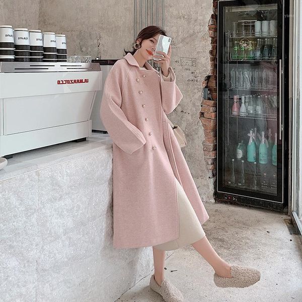 2020new autumn and winter woolen coat female mid-long korean overcoat women's popular temperament woolen coat cost-effective1, Black
2020new autumn and winter woolen coat female mid-long korean overcoat women's popular temperament woolen coat cost-effective1, Black