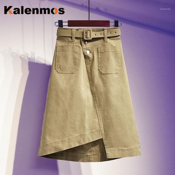 skirts kalenmos plus size women denim skirt asymmetry pocket korean high waist summer loose mid long jeans with belt 5xl1, Black
skirts kalenmos plus size women denim skirt asymmetry pocket korean high waist summer loose mid long jeans with belt 5xl1, Black