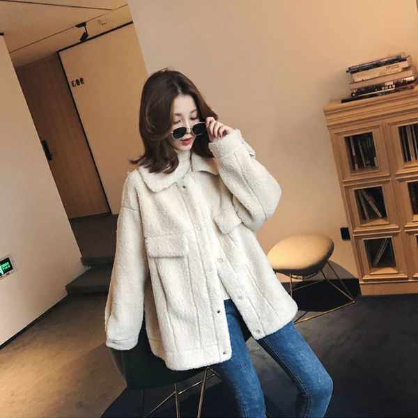 elegant from the fake women 2020 winter button soft female fur coat teddy outwear pocket jacket wp1e, Black
elegant from the fake women 2020 winter button soft female fur coat teddy outwear pocket jacket wp1e, Black