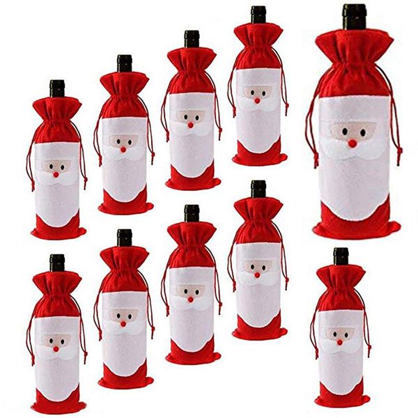 1pcs santa claus gift bags christmas decorations red wine bottle cover bags xmas santa champagne wine bag xmas gift wholesale
1pcs santa claus gift bags christmas decorations red wine bottle cover bags xmas santa champagne wine bag xmas gift wholesale