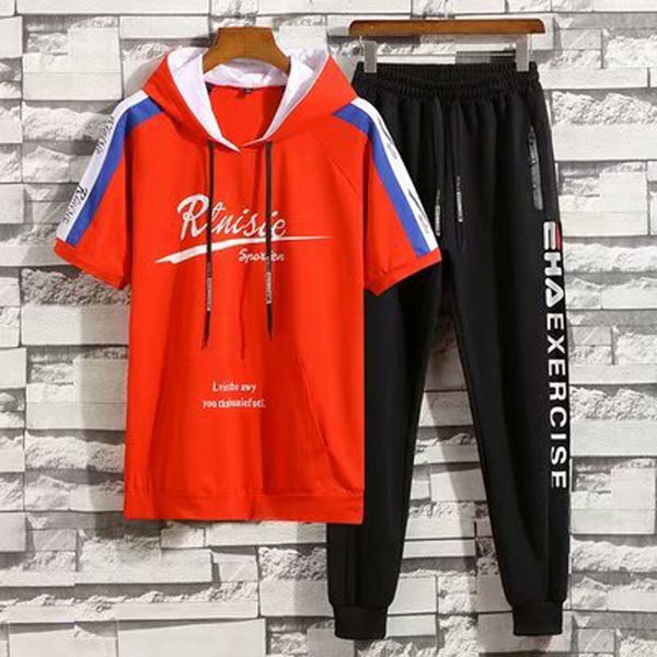 casual holiday men's set fashion streetwear short sleeve hooded t-shirt men+fashion jogger hip hop printing sweatpants men kg-175, Gray
casual holiday men's set fashion streetwear short sleeve hooded t-shirt men+fashion jogger hip hop printing sweatpants men kg-175, Gray