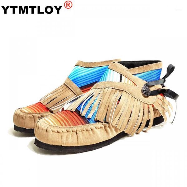 women tassel stripe ankle boots 2020 women's sewing warm woman flats female shoe ladies casual hook loops footwear plus size 431, Black
women tassel stripe ankle boots 2020 women's sewing warm woman flats female shoe ladies casual hook loops footwear plus size 431, Black