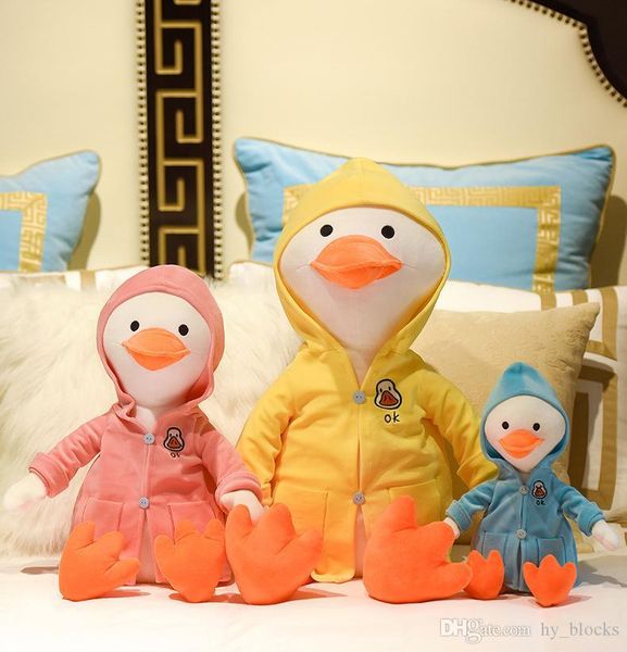 40-80cm cartoon cute duck doll plush toy stuffed soft animal pillow colorful dressed clothes ducks girls kids birthday gifts
40-80cm cartoon cute duck doll plush toy stuffed soft animal pillow colorful dressed clothes ducks girls kids birthday gifts