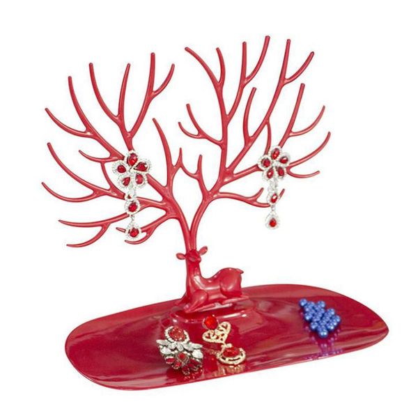 1pcs little deer jewelry stand display jewelry tray tree earring holder necklace ring pendant bracelet display storage racks, Pink;blue
1pcs little deer jewelry stand display jewelry tray tree earring holder necklace ring pendant bracelet display storage racks, Pink;blue