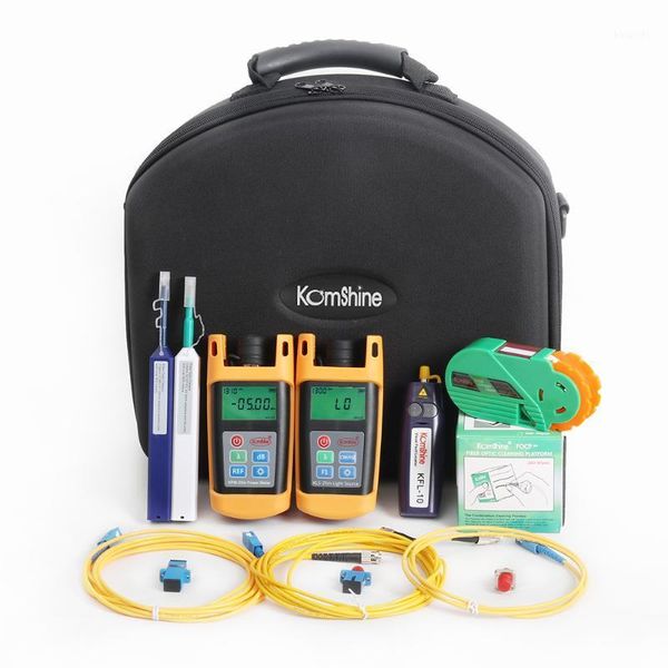 fiber toolkit komshine klt-7e incl fiber optic power meter, sm light source,1mw vfl, cleaner koc-2501
fiber toolkit komshine klt-7e incl fiber optic power meter, sm light source,1mw vfl, cleaner koc-2501