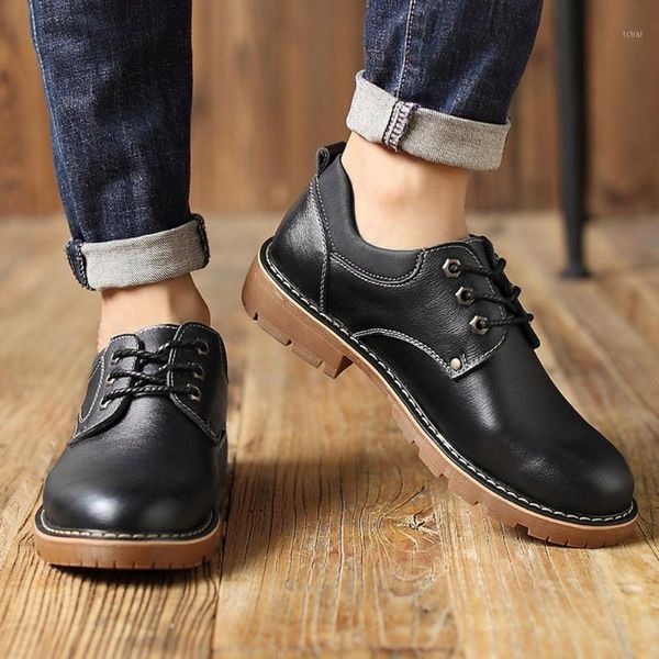 dress shoes casual warm men's business round toe lace-up leather insulation plush men formal#1, Black
dress shoes casual warm men's business round toe lace-up leather insulation plush men formal#1, Black