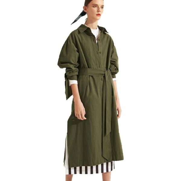 women's trench coats kissmilk large plus size lapel single-breasted side slit winter long coat women windbreaker overcoat army green, Tan;black
women's trench coats kissmilk large plus size lapel single-breasted side slit winter long coat women windbreaker overcoat army green, Tan;black