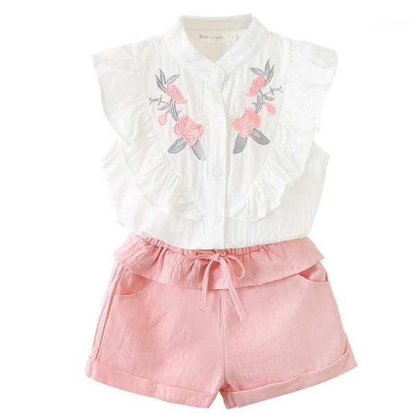 baby girls clothing set toddler infant kids floral blouses shirt + cotton pants short trousers twinset children outfits 2pcs set1, White
baby girls clothing set toddler infant kids floral blouses shirt + cotton pants short trousers twinset children outfits 2pcs set1, White