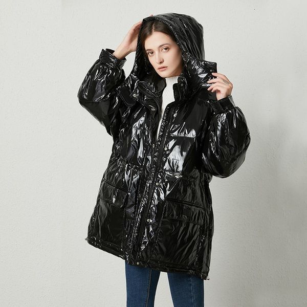 2021 new female winter released bright color white down jacket warm coat medium snow parkers oversize thick outwear u1gt, Black
2021 new female winter released bright color white down jacket warm coat medium snow parkers oversize thick outwear u1gt, Black