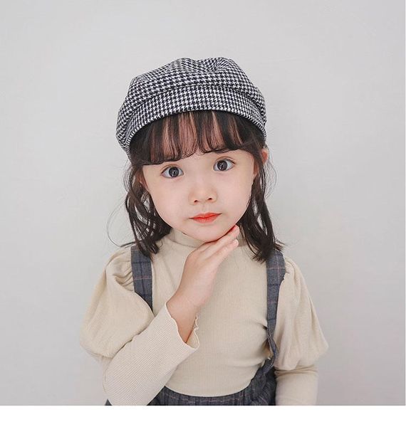 berets plaid beret hat for kids boys brimless artist cap baby girls autumn flap french hair berat 3-7 years old, Blue;gray
berets plaid beret hat for kids boys brimless artist cap baby girls autumn flap french hair berat 3-7 years old, Blue;gray
