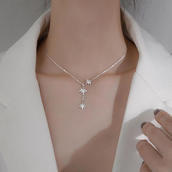 chokers trendy star shining zircon jewelry for women pendant chain necklace wedding birthday gift, Golden;silver
chokers trendy star shining zircon jewelry for women pendant chain necklace wedding birthday gift, Golden;silver