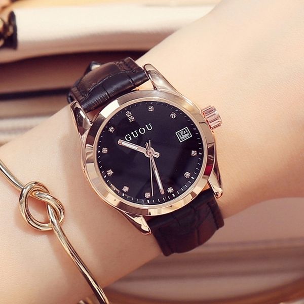 guou fashion women's watches brand ladies bracelet watches for women calendar luxury diamond clock relogio feminino saat t200420, Slivery;brown
guou fashion women's watches brand ladies bracelet watches for women calendar luxury diamond clock relogio feminino saat t200420, Slivery;brown