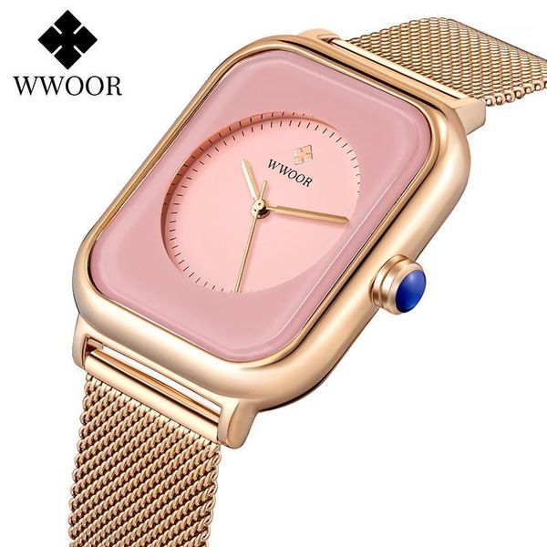 fashion women pink bracelet watch 2020 wwoor rose gold ladies quartz watch women square wrist watches girl gift1, Slivery;brown
fashion women pink bracelet watch 2020 wwoor rose gold ladies quartz watch women square wrist watches girl gift1, Slivery;brown